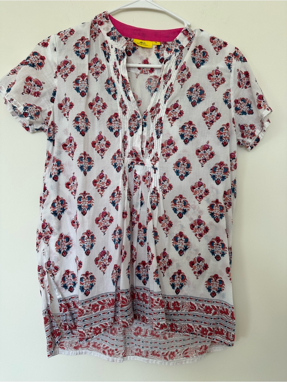 Roller Rabbit XS Cotton Babydoll Style Top
